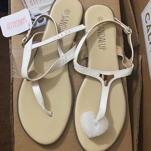 White Sandals